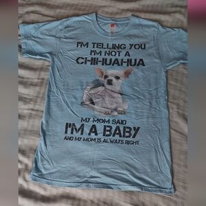 Hanes Tagless Light Blue T-Shirt